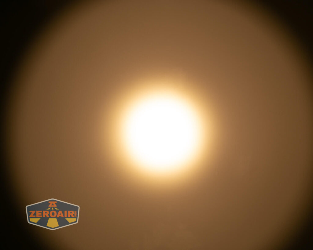 beamshots on ceiling