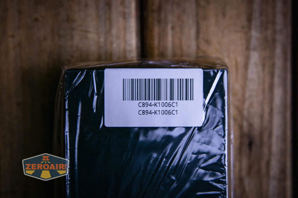 Kansept Shard blackwashed titanium knife box