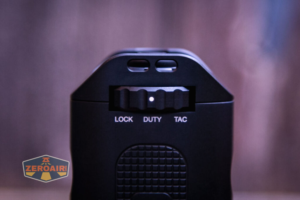 Nextorch TA31 tactical searchlight rotary selector