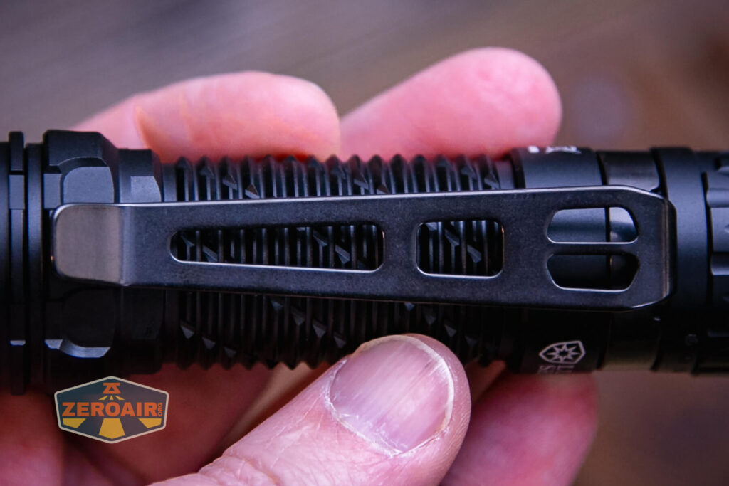 Nitecore EDC35 flashlight pocket clip