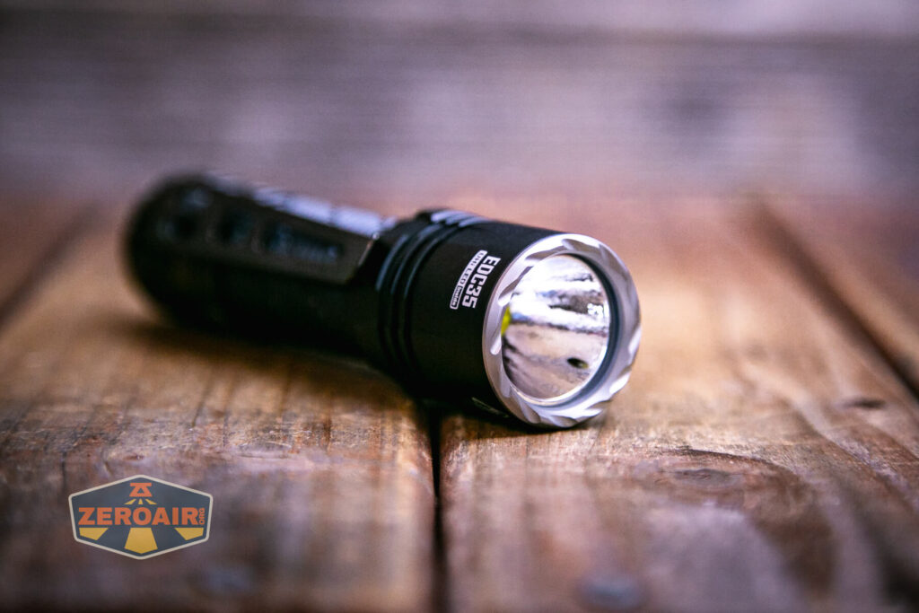 Nitecore EDC35 flashlight reflector and sensor