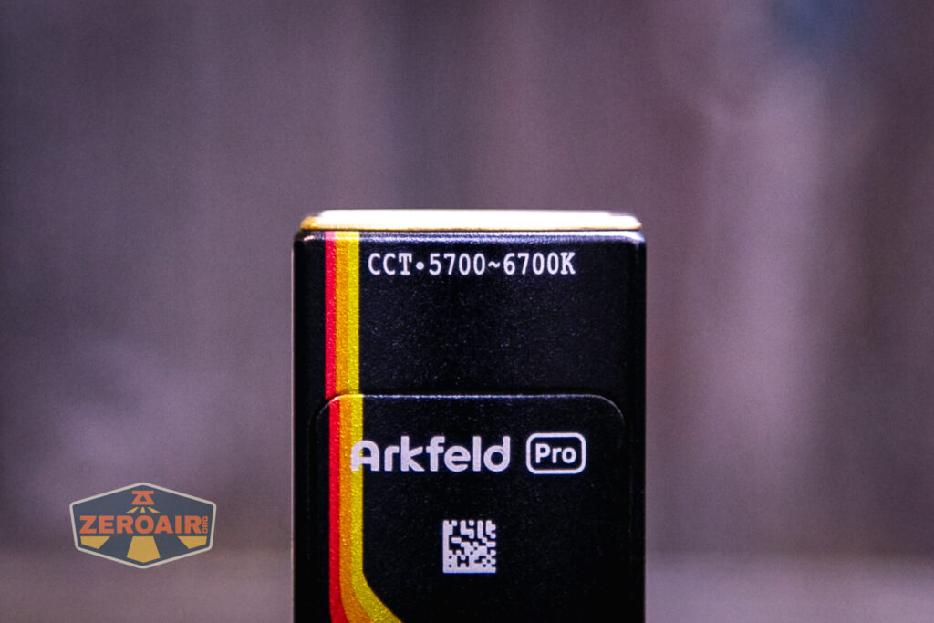 Olight Arkfeld Pro Racing Stripes flashlight cct detail