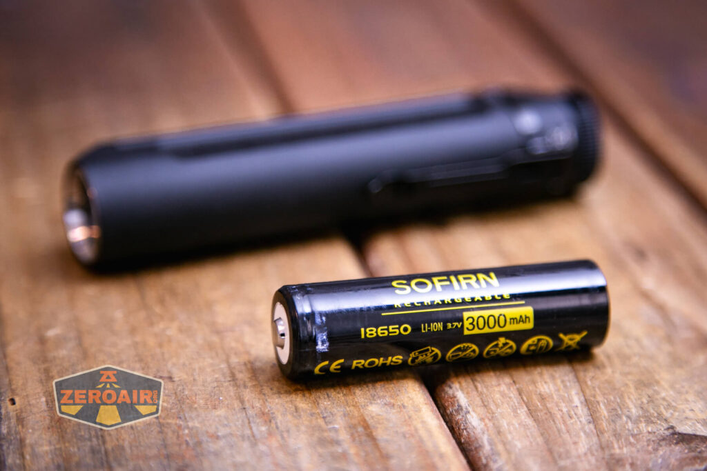 Sofirn IF24 RGB flashlight with included 18650