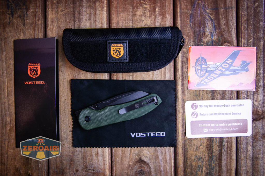 Vosteed Thornton Trek lock knife what's included