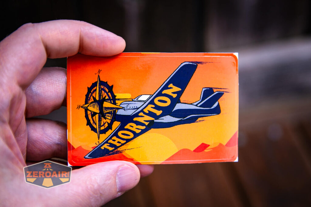 Vosteed Thornton Trek lock knife sticker!