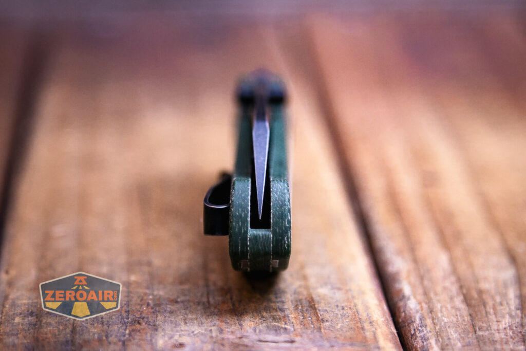 Vosteed Thornton Trek lock knife blade centering