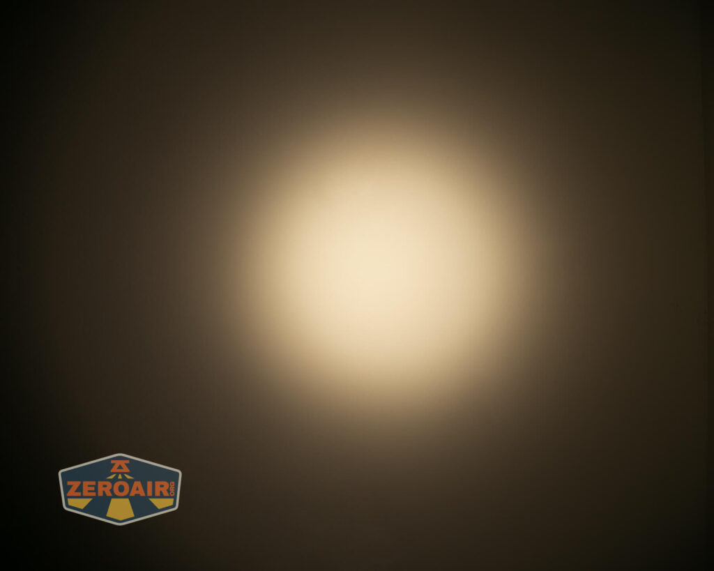 beamshots on ceiling