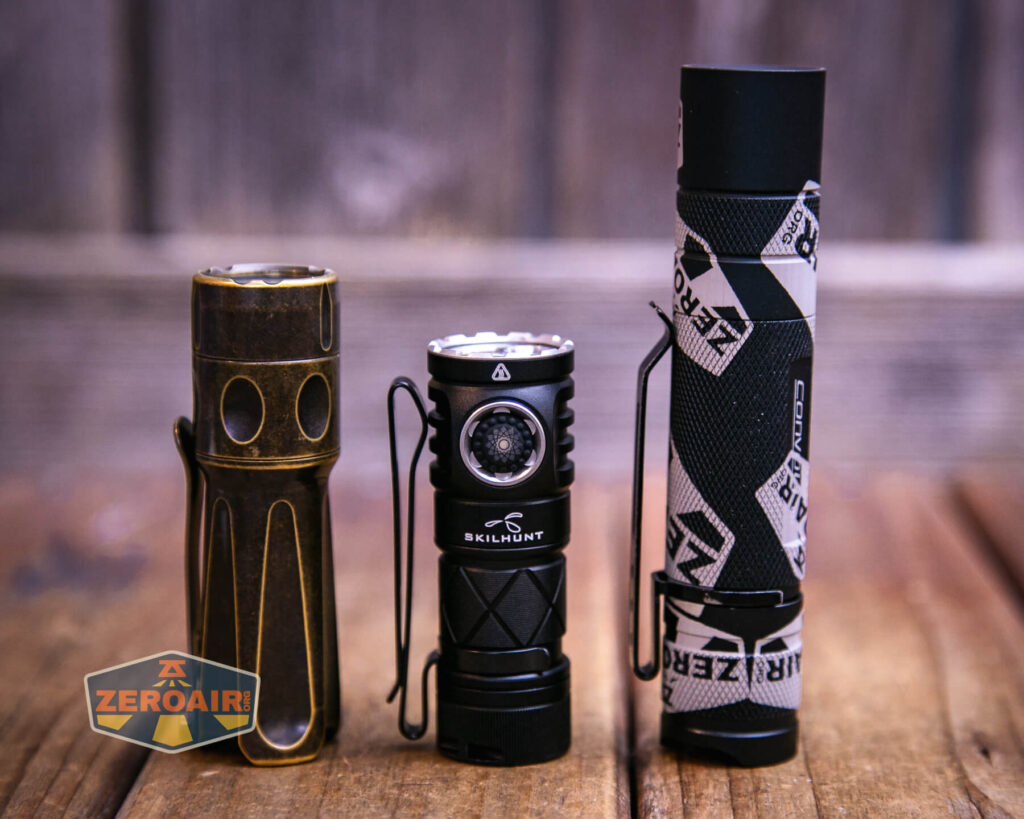 with standard flashlights