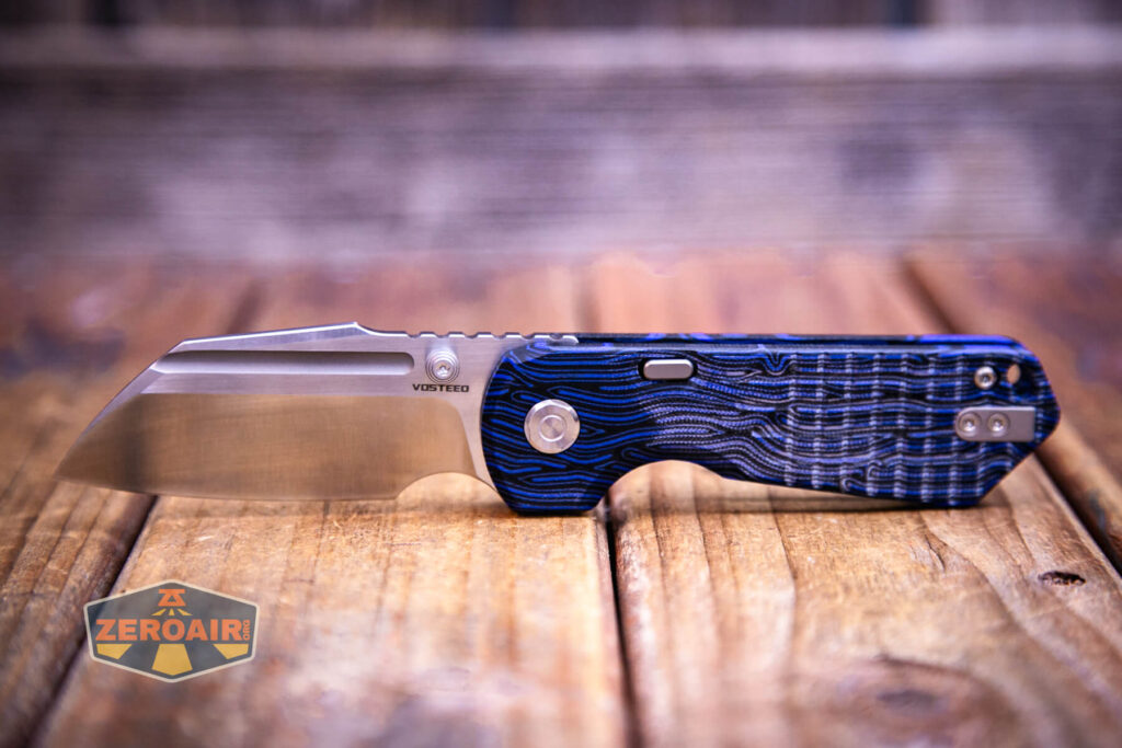 Vosteed Hedgehog top liner lock knife fully open