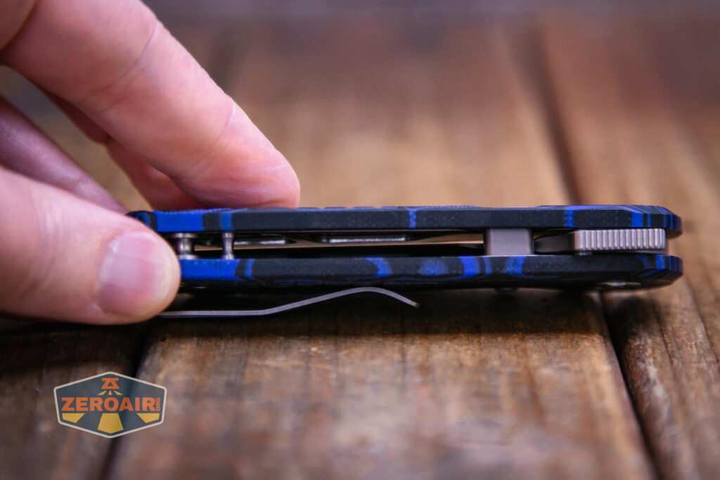 Vosteed Hedgehog top liner lock knife full metal liners