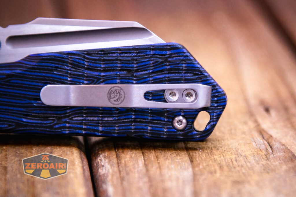 Vosteed Hedgehog top liner lock knife pocket clip and screws