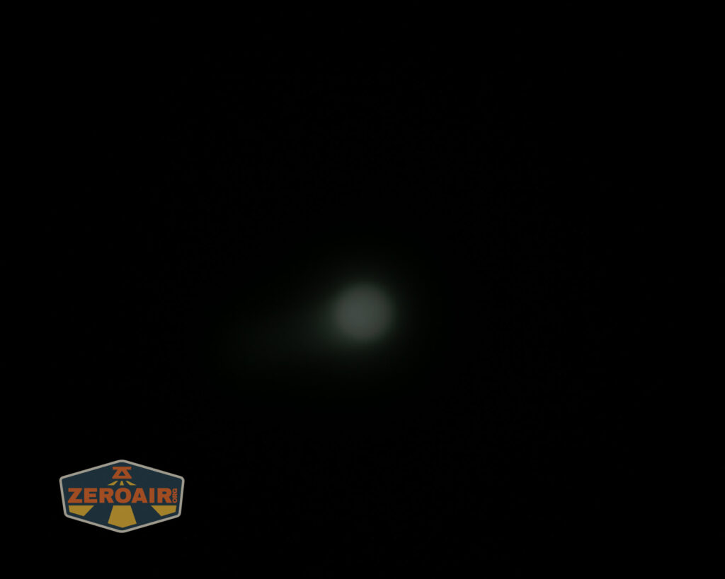 beamshots on ceiling