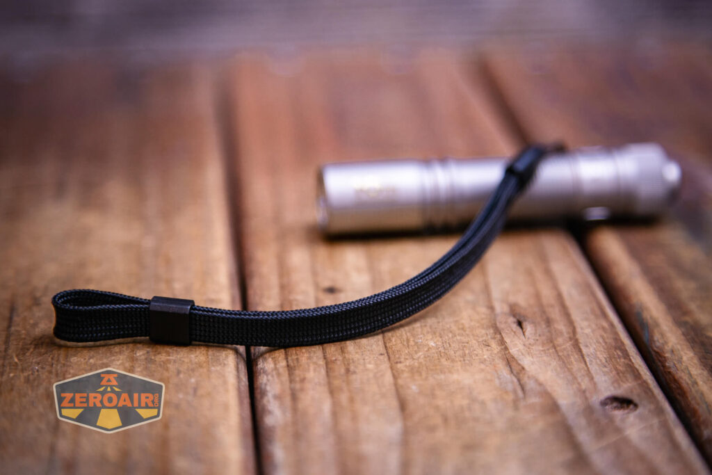 Acebeam Pokelit AA Ti 10th Anniversary flashlight lanyard