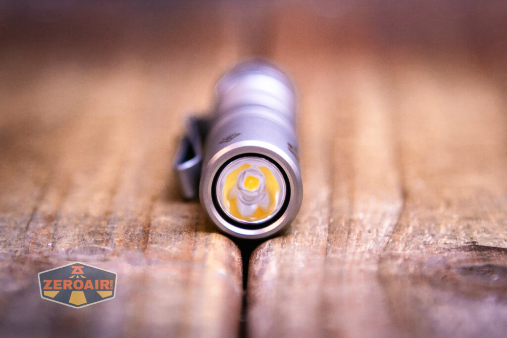 Acebeam Pokelit AA Ti 10th Anniversary flashlight emitter