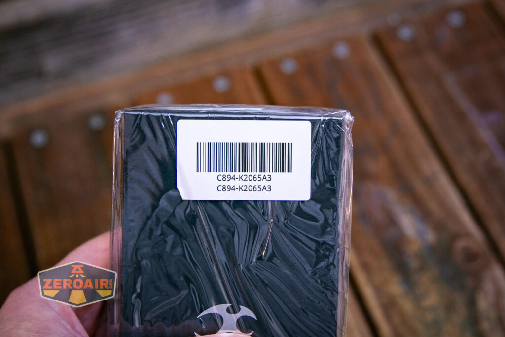 Kansept Cassowary titanium flipper knife box