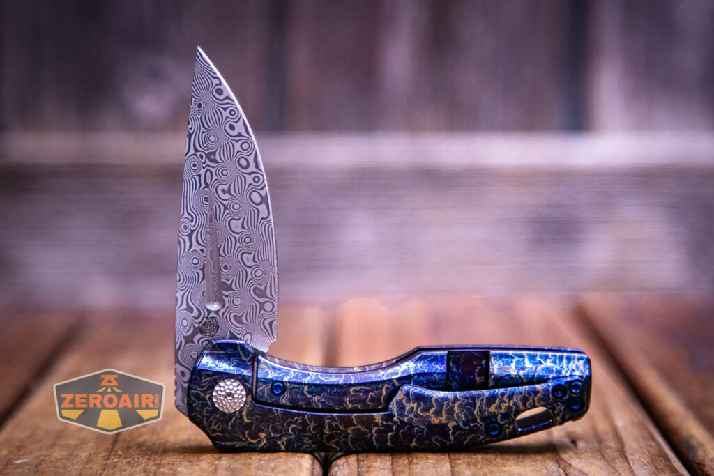 Kansept Cassowary titanium flipper knife 