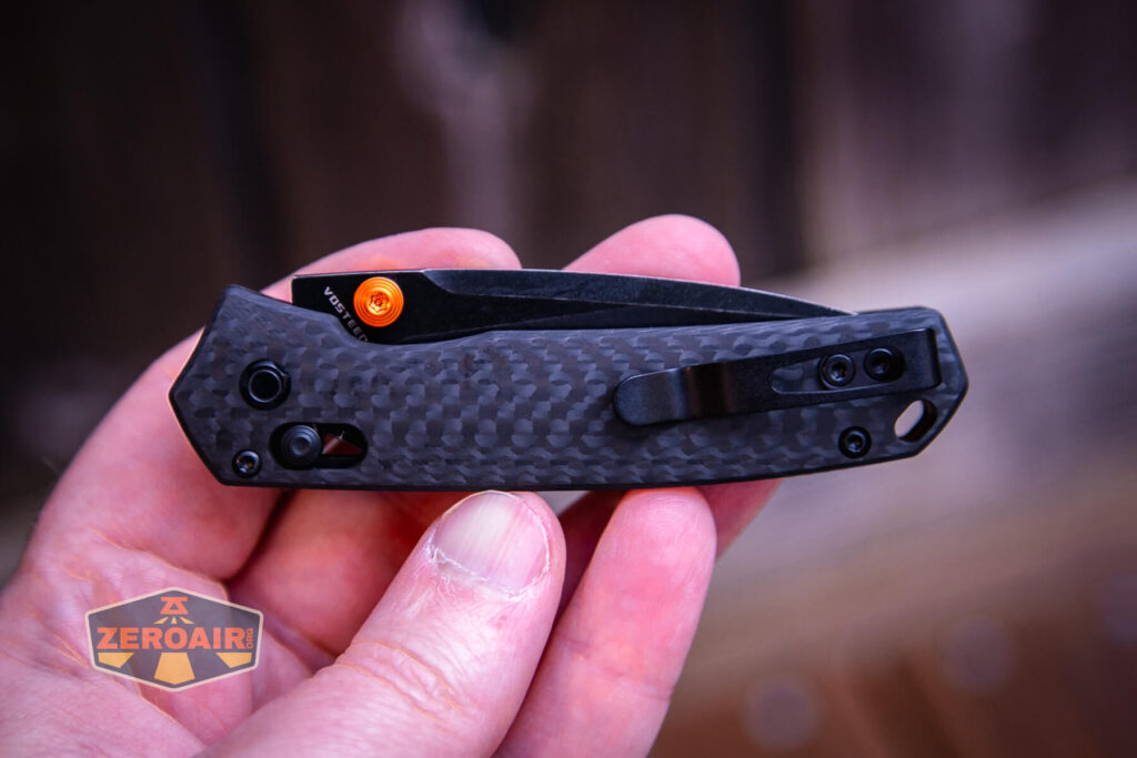Vosteed Mini Psyop knife in hand closed