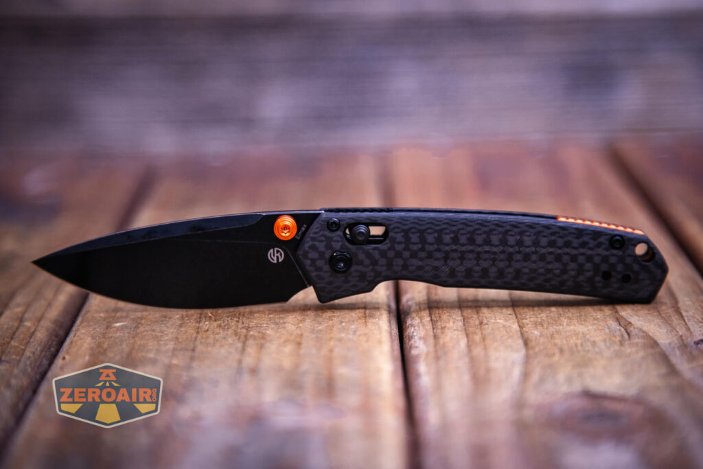 Vosteed Mini Psyop knife fully open