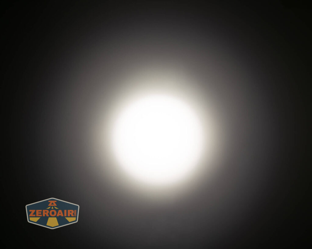 beamshots on ceiling