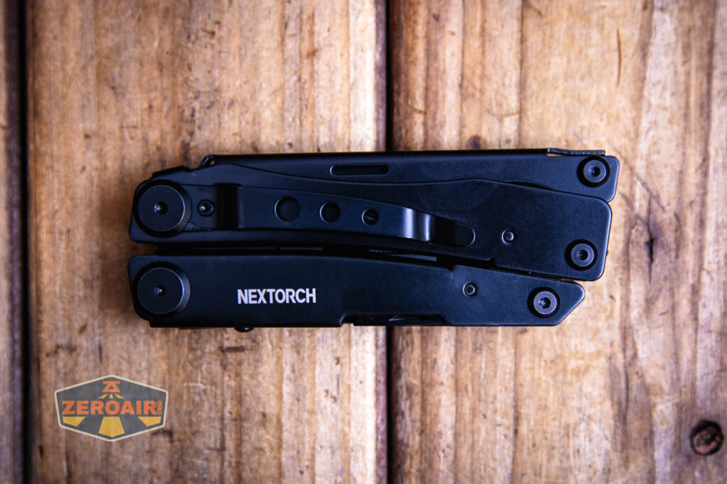 Nextorch MT10 multi-tool clip side view