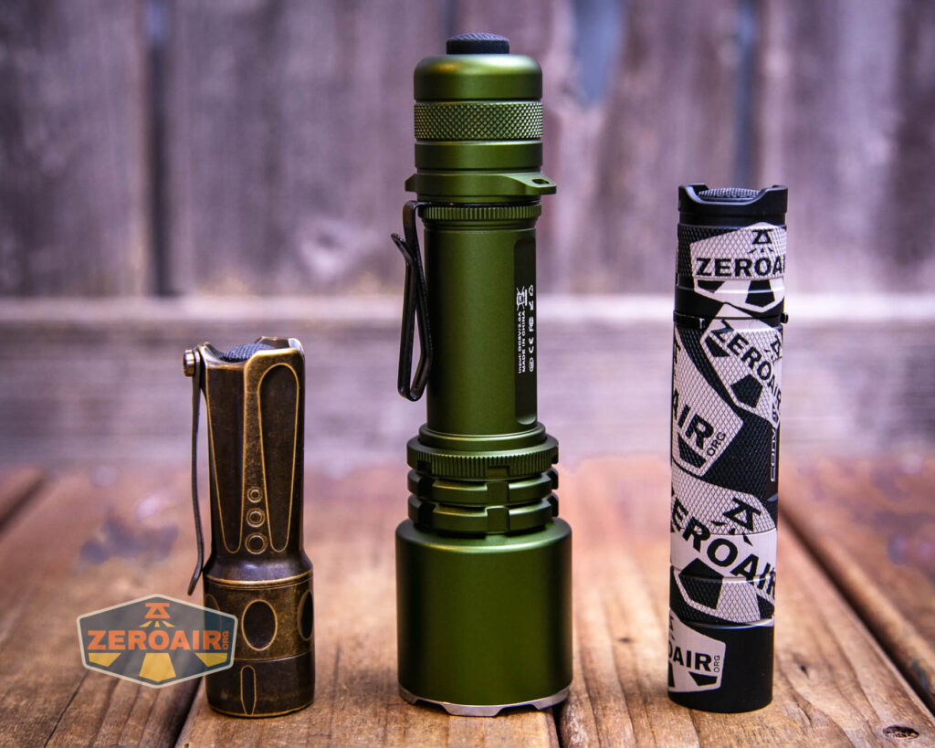 Niwalker N50T V2 flashlight with standard lights