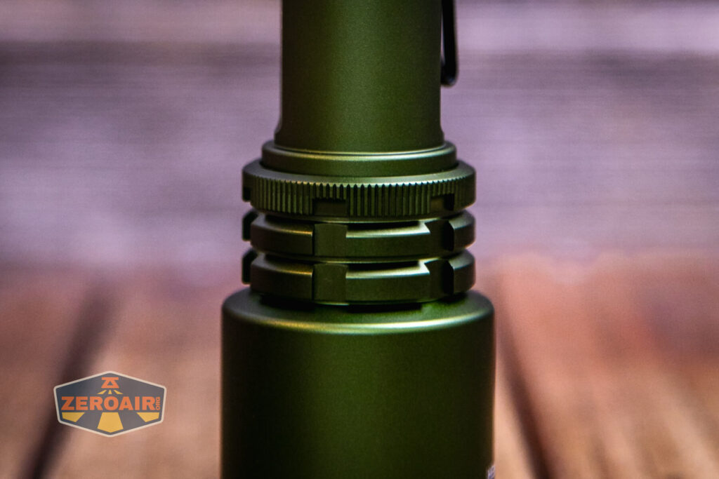 Niwalker N50T V2 flashlight charging port