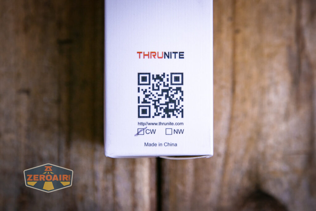 Thrunite Archer Pro S flashlight box