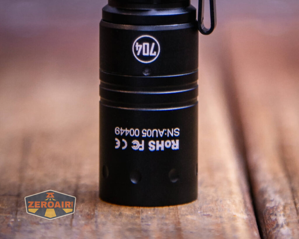 Thrunite Archer Pro S flashlight charging port