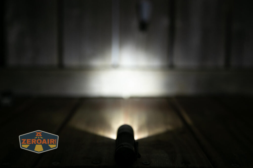 Thrunite Archer Pro S flashlight emitter on