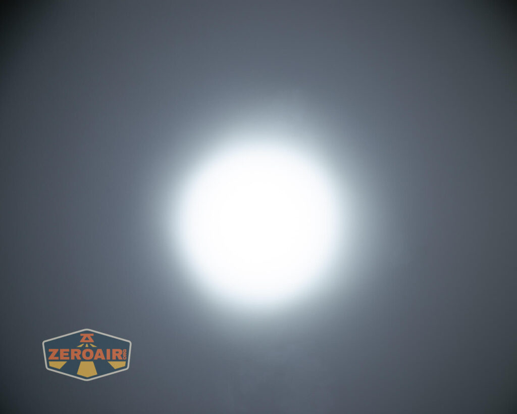 beamshots on ceiling