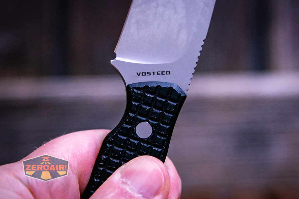 Vosteed Mink fixed-blade knife  branding