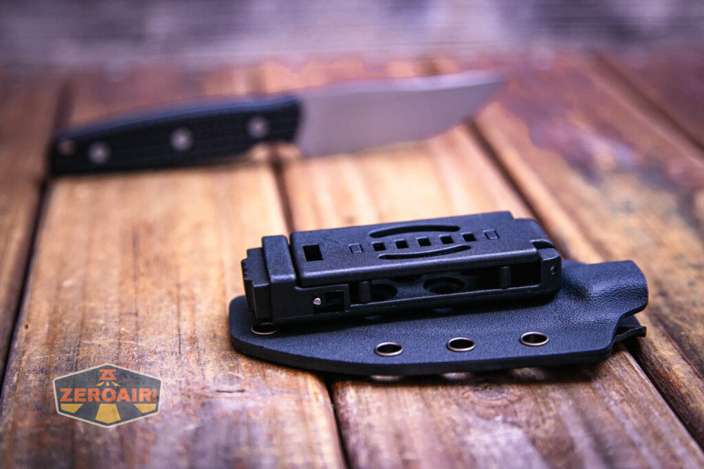 Vosteed Mink fixed-blade knife  sheath off standard setup