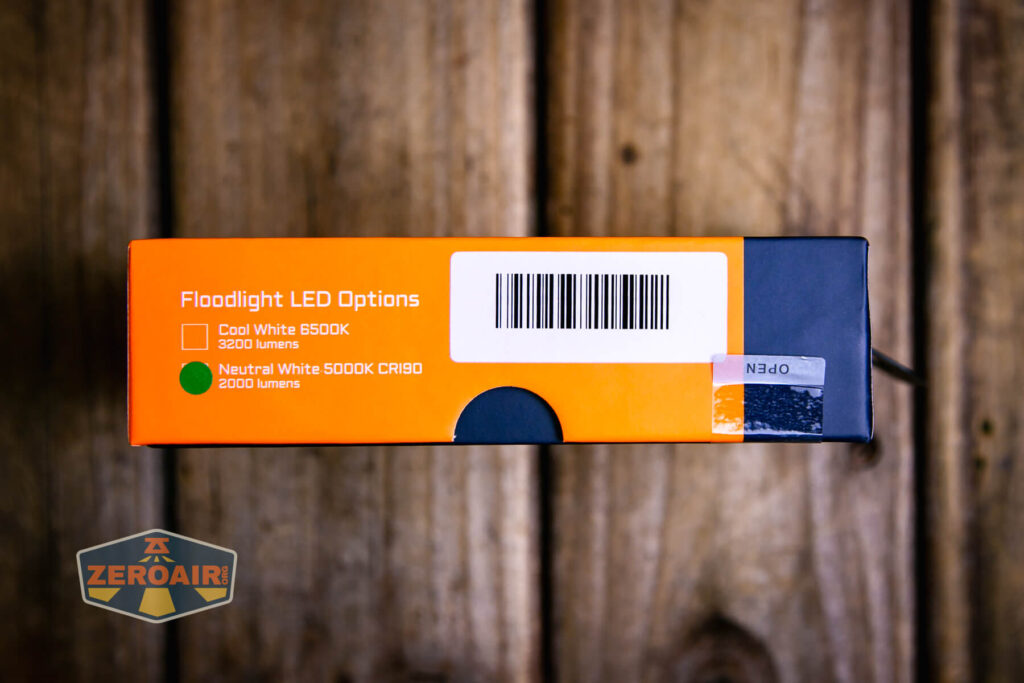 Acebeam Terminator M2-X flashlight box label