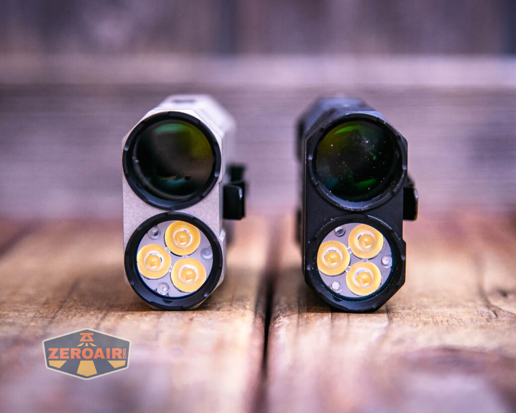 Acebeam Terminator M2-X flashlight with Acebeam Terminator M2 flashlight