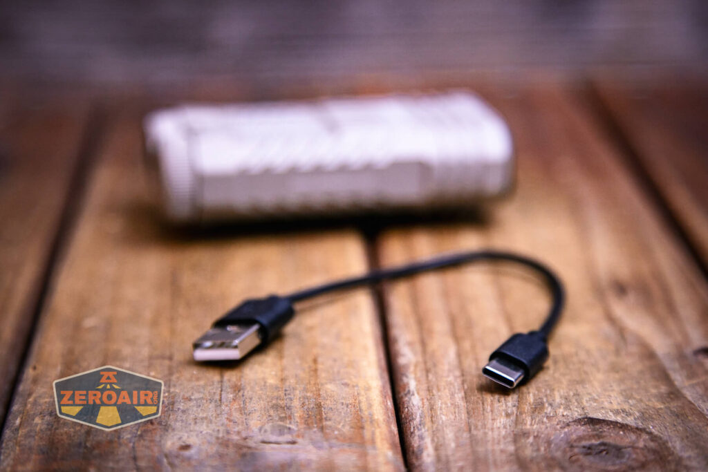 Acebeam Terminator M2-X flashlight charging cable