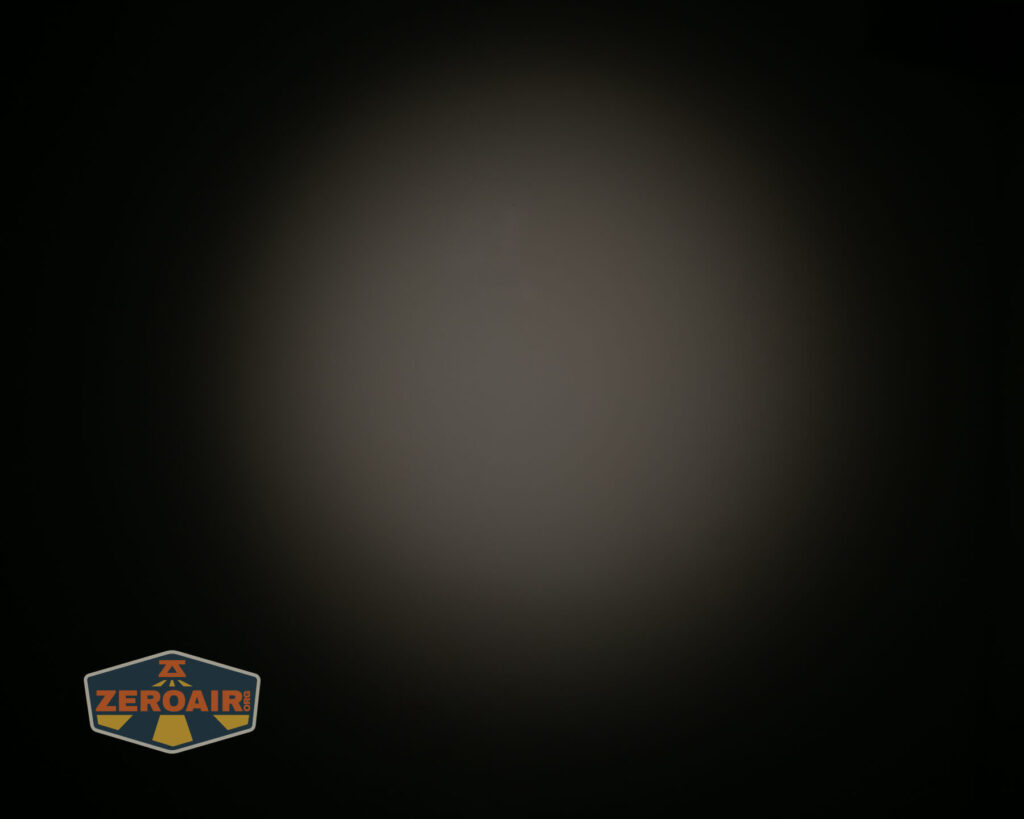 Acebeam Terminator M2-X flashlight beamshots on ceiling