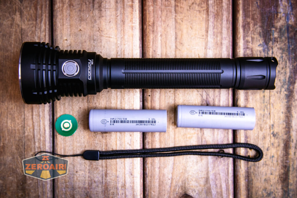 Convoy M21J 21700 flashlight what's included