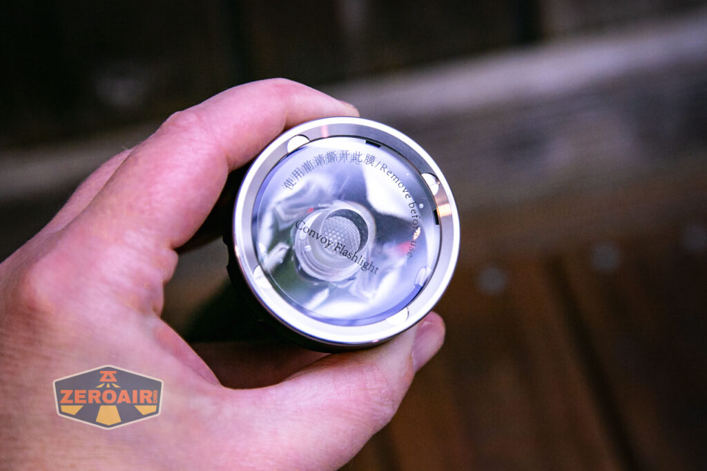 Convoy M21J 21700 flashlight lens cover