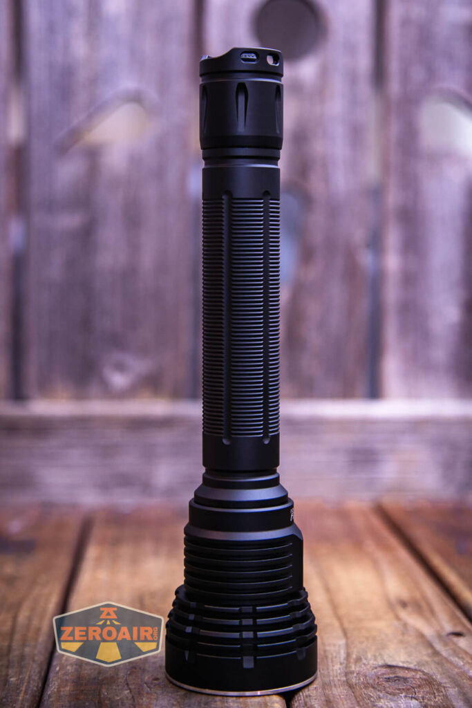 Convoy M21J 21700 flashlight showing all sides