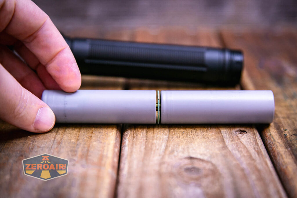 Convoy M21J 21700 flashlight with included 21700 cells