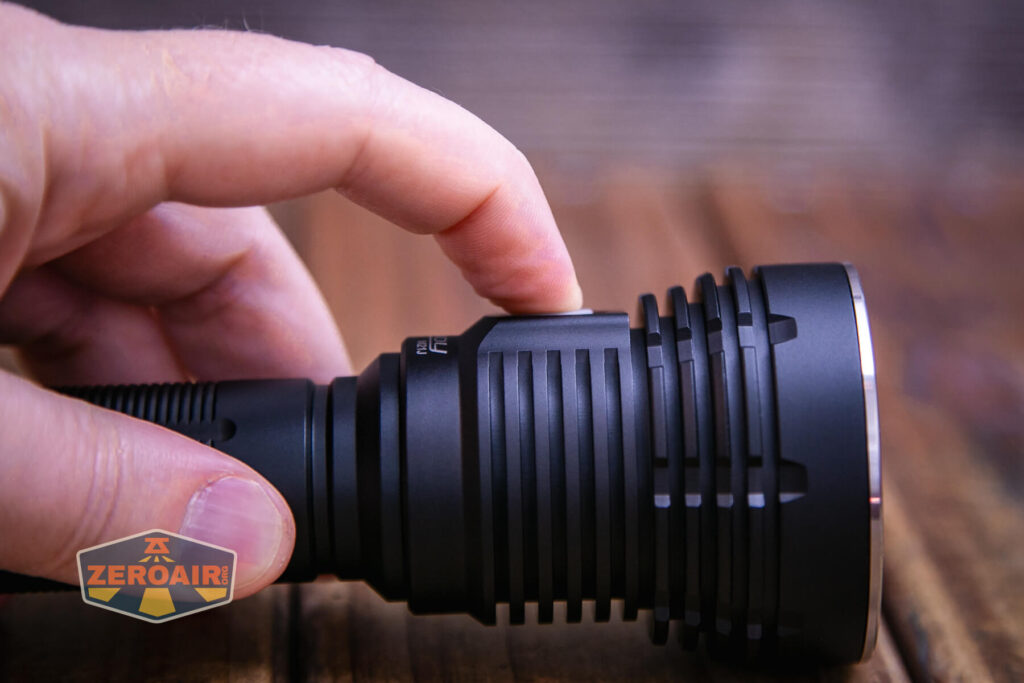 Convoy M21J 21700 flashlight e-switch actuation