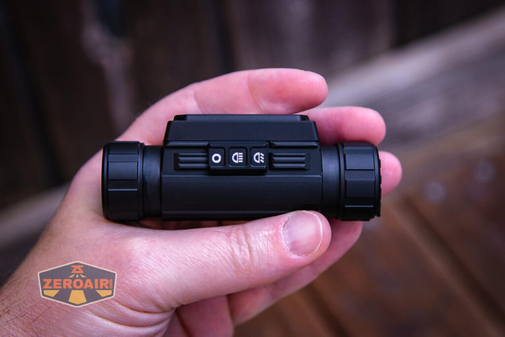 Imalent HT70 headlamp in hand