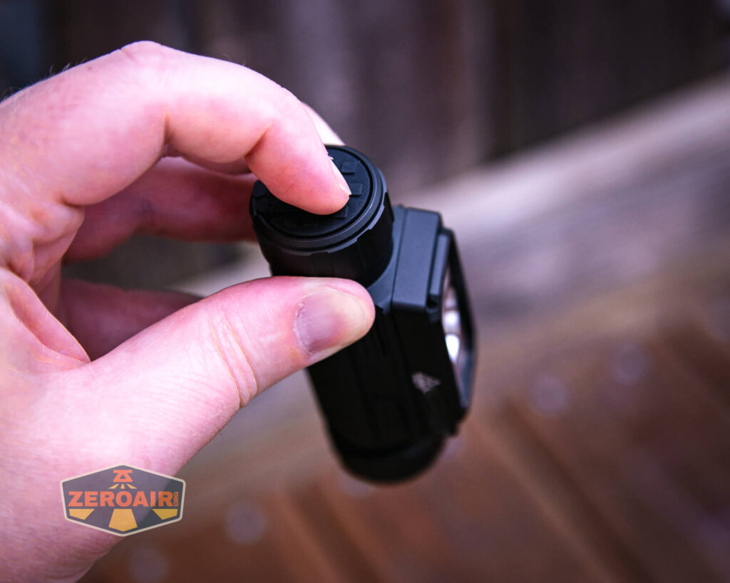 Imalent HT70 headlamp in hand