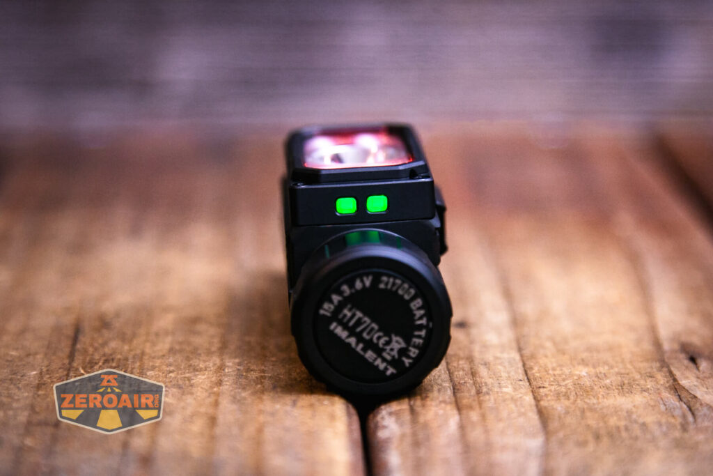 Imalent HT70 headlamp charging lights