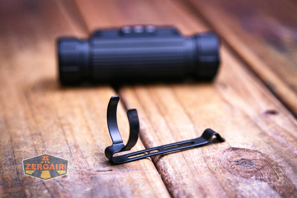 Imalent HT70 headlamp pocket clip off