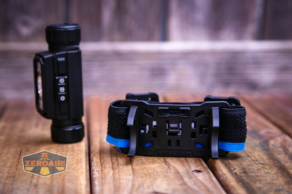 Imalent HT70 headlamp headband with clips