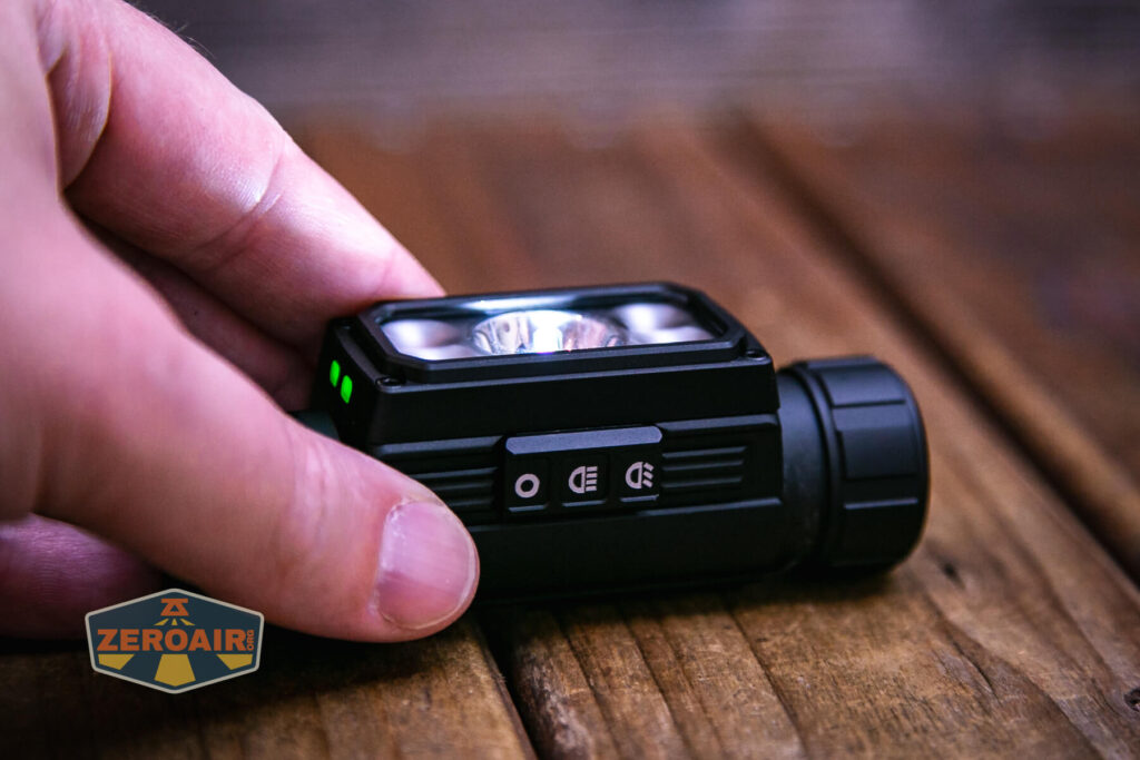 Imalent HT70 headlamp emitters on