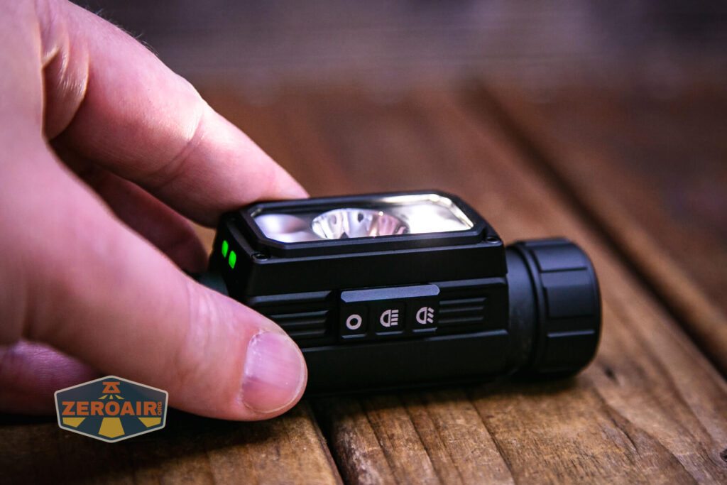 Imalent HT70 headlamp emitters on