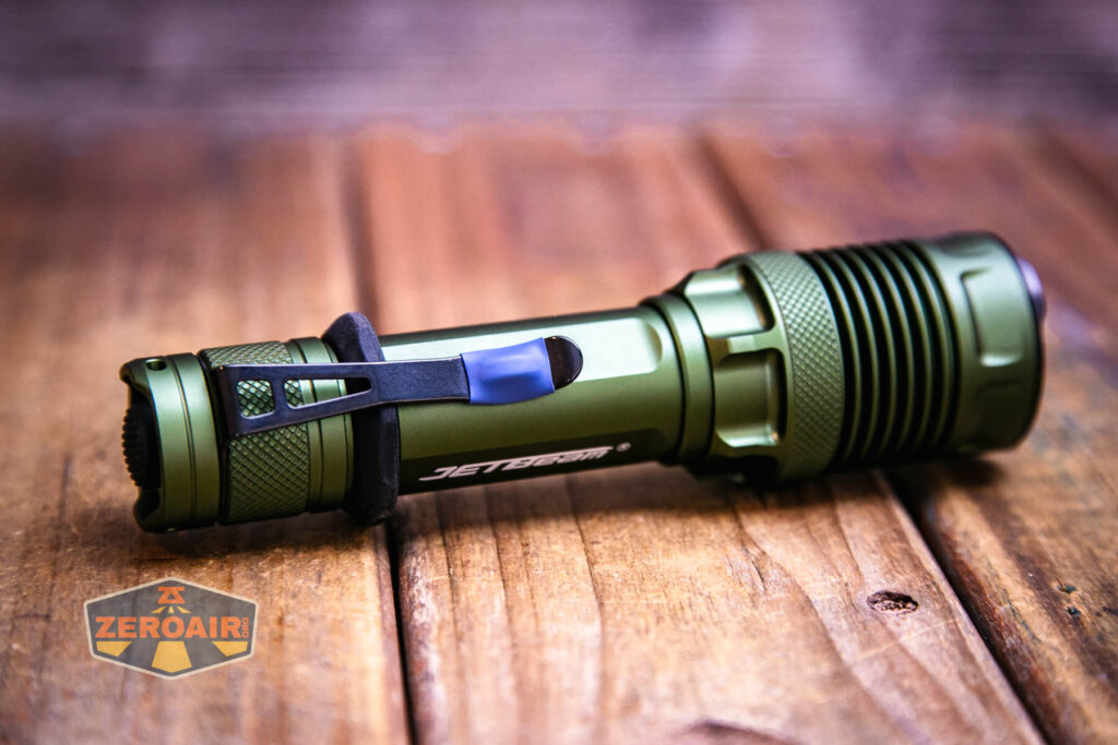 JETBeam M37 Pro flashlight pocket clip