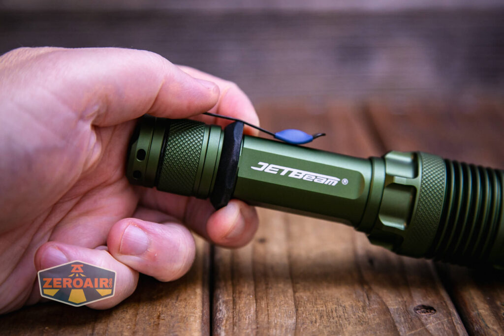 JETBeam M37 Pro flashlight tactical ring
